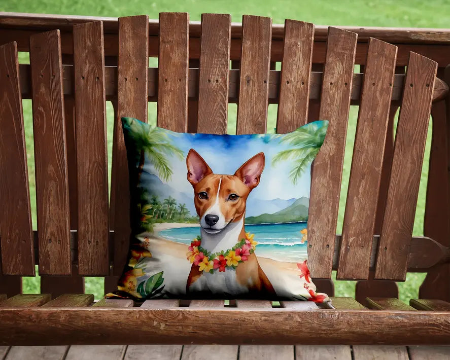 Basenji Luau Pair of Pot Holders Caroline's Treasures