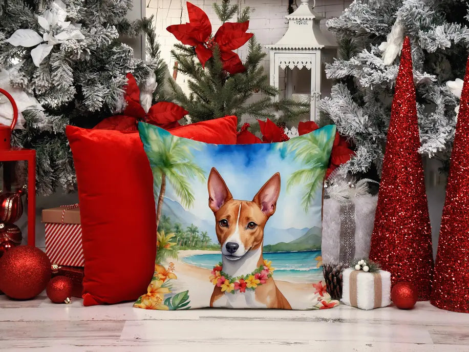 Basenji Luau Pair of Pot Holders Caroline's Treasures