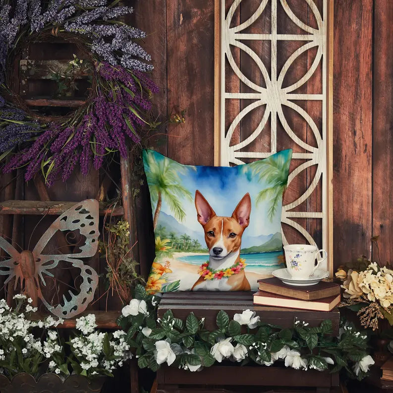Basenji Luau Pair of Pot Holders Caroline's Treasures