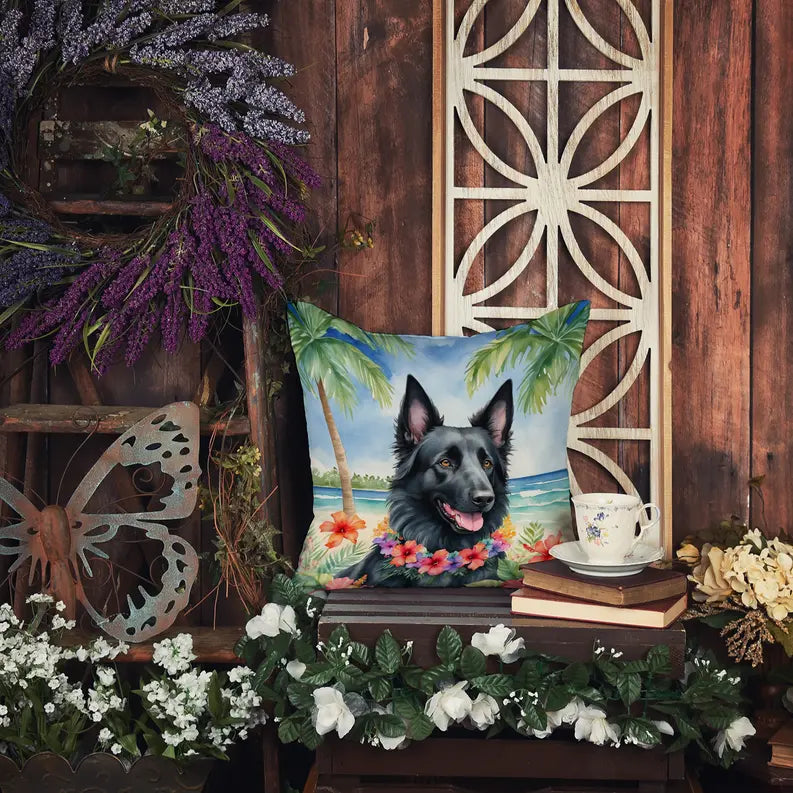 Basenji Luau Pair of Pot Holders Caroline's Treasures