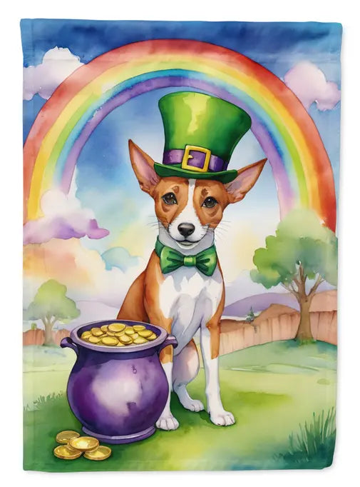 Basenji St Patrick's Day Garden Flag Caroline's Treasures