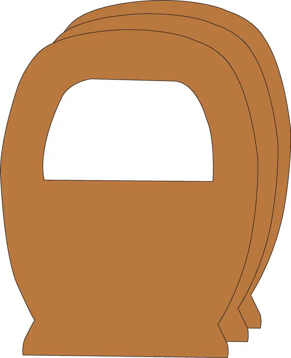 Basket Single Color Super Cut-Outs Creative Shapes