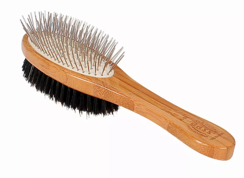 Bass Brushes- Dual Sided Pet Brush Oval Style Bass Brushes