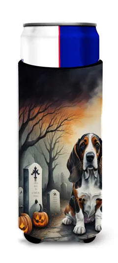 Basset Hound Spooky Halloween Pair of Pot Holders Caroline's Treasures