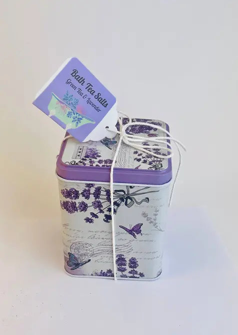 Bath Tea Salts Green Tea and Lavender New Line Blending