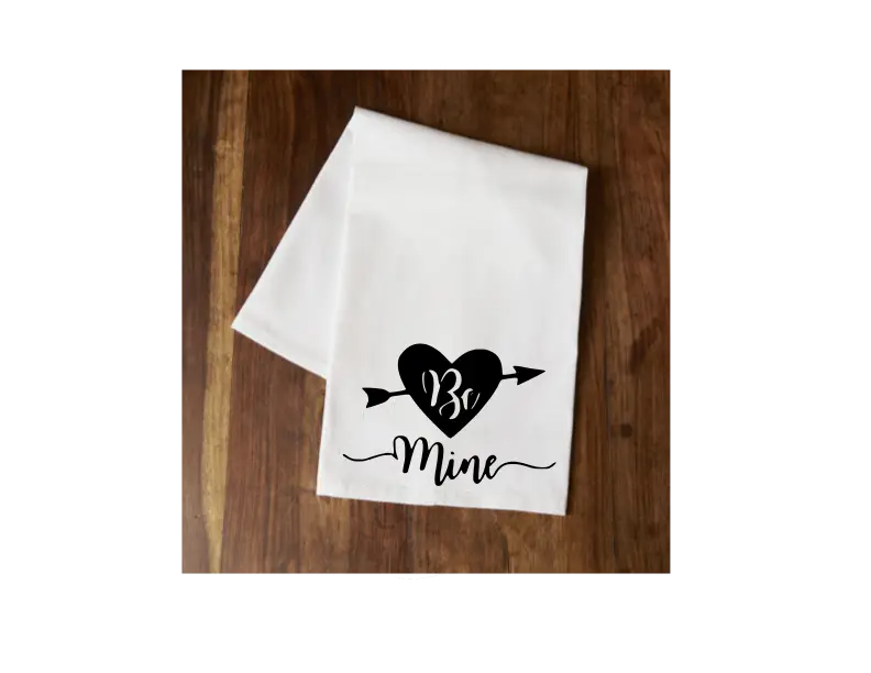 Be Mine Tea Towel Your Custom Sports