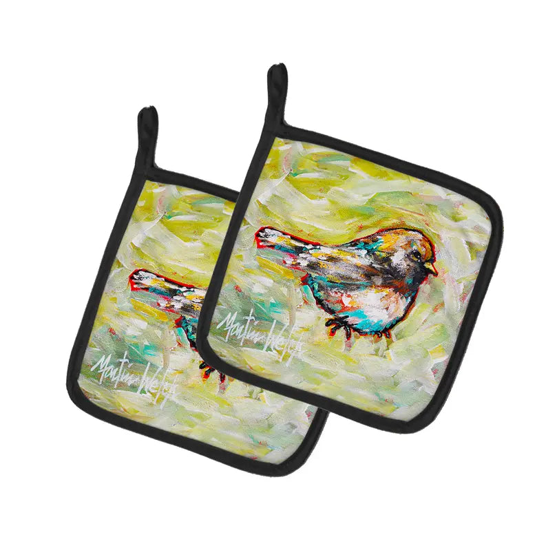 Be Winkin Pair of Pot Holders Caroline's Treasures