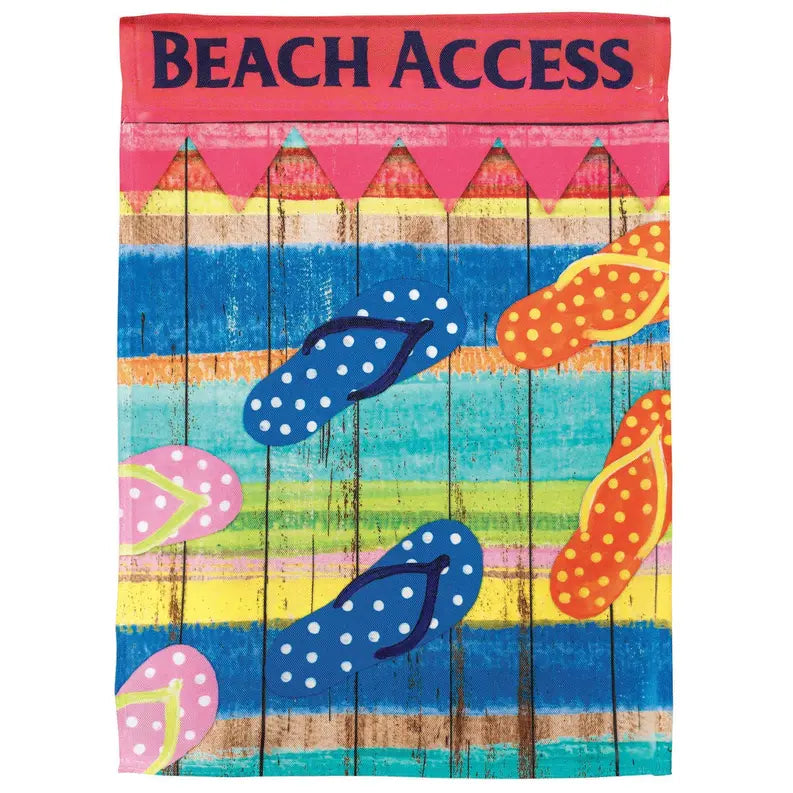 Beach Access Polka Dot Flip Flops Dicksons Inc