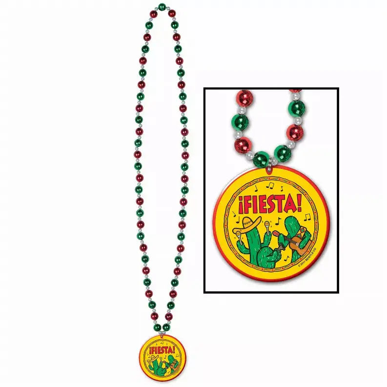 Beads with Medallion Beistle