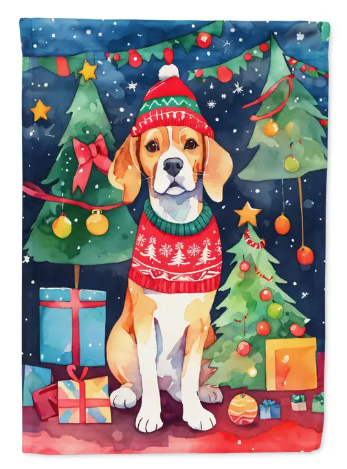 Beagle Christmas Garden Flag Caroline's Treasures