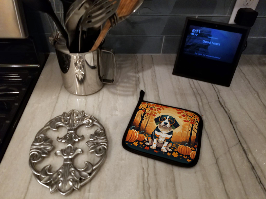 Beagle Fall Pair of Pot Holders Caroline's Treasures