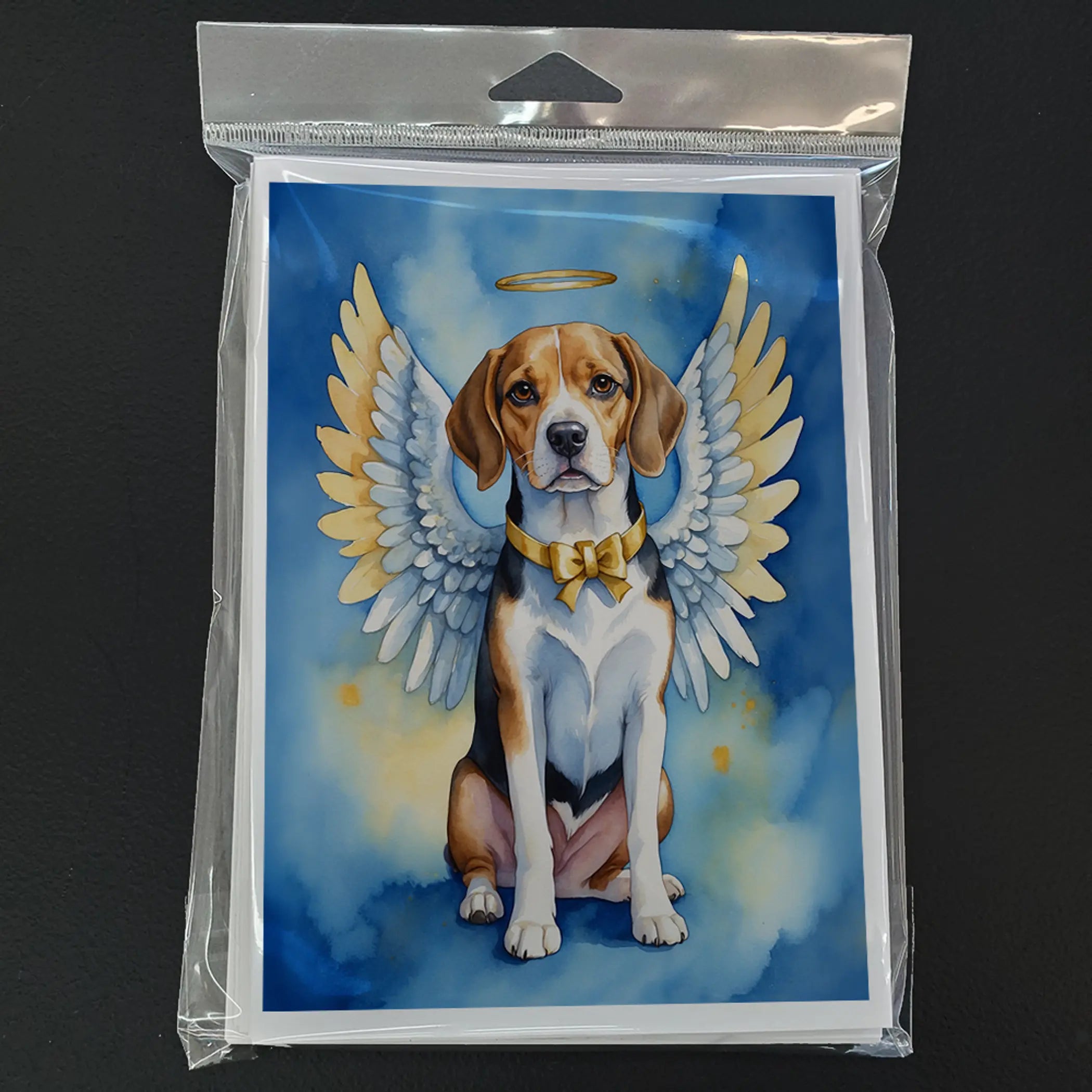 Beagle My Angel Greeting Cards Pack of 8 Caroline's Treasures