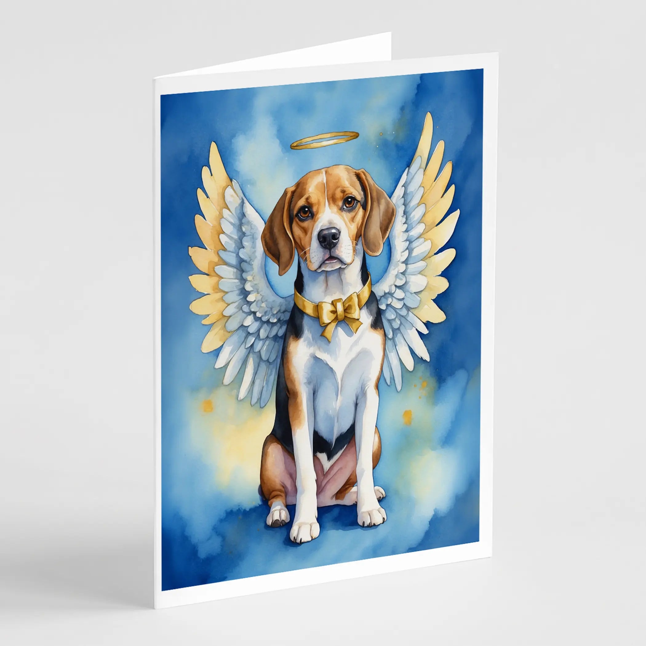 Beagle My Angel Greeting Cards Pack of 8 Caroline's Treasures
