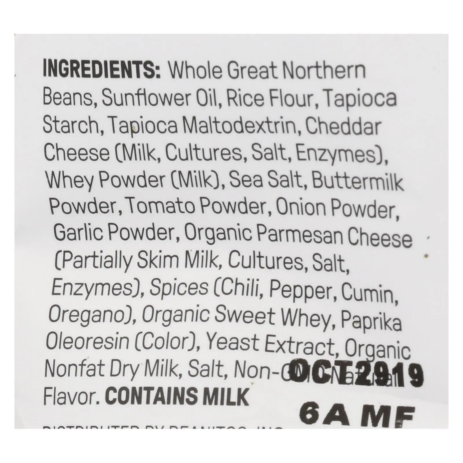 Beanitos - White Bean Chips - Nacho Nation - Case Of 6 - 4.5 Oz. Beanitos