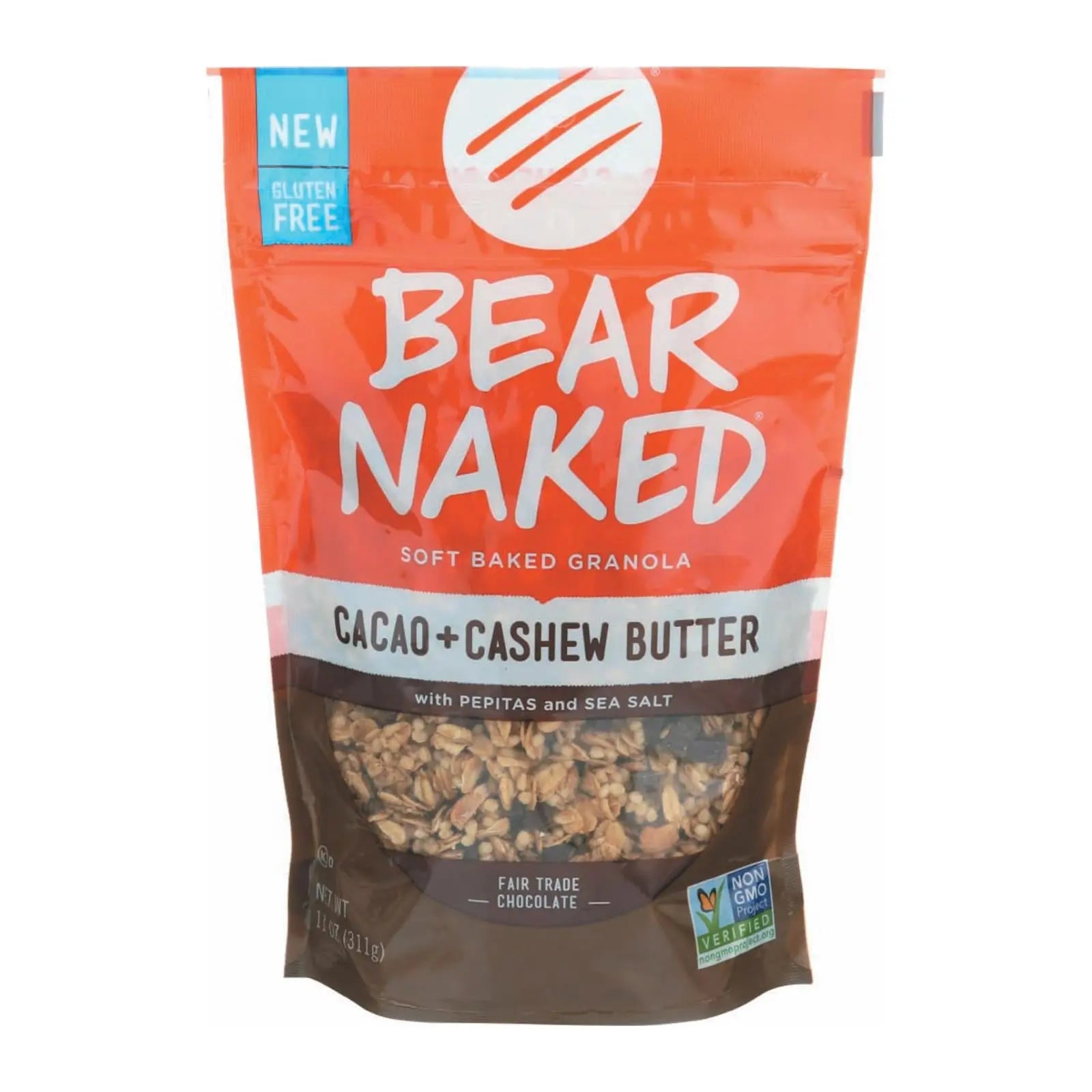 Bear Naked Granola - Cacao Cashew Butter - Case Of 6 - 11 Oz. Bear Naked