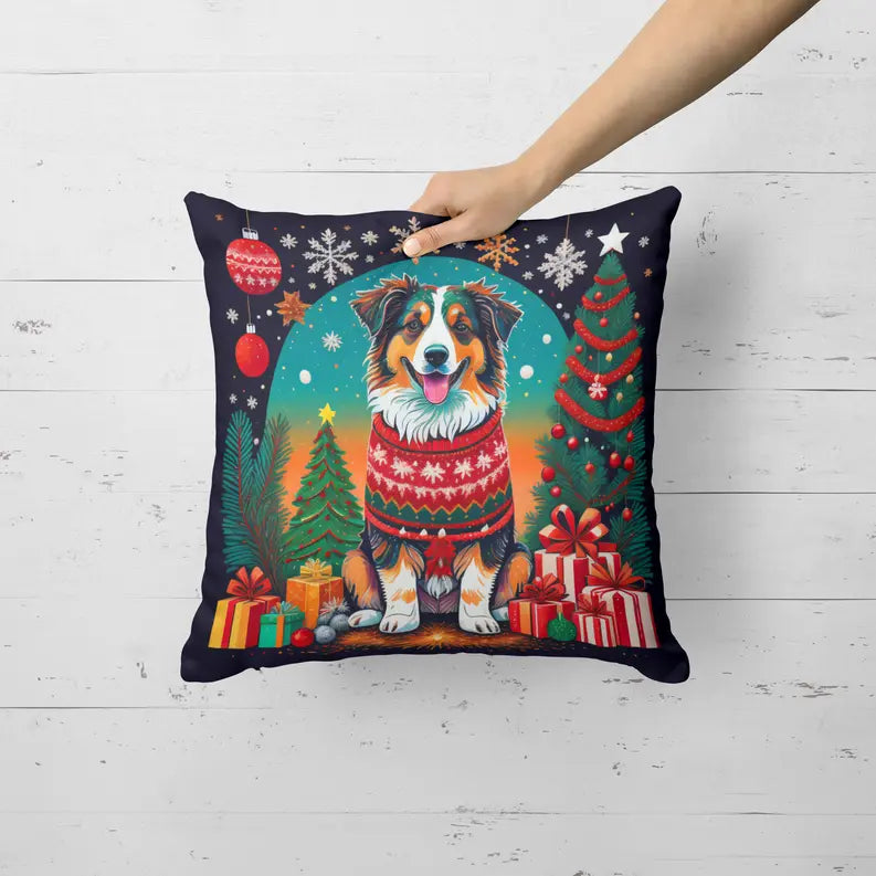 Bearded Collie Christmas Foam Coasters Caroline's Treasures