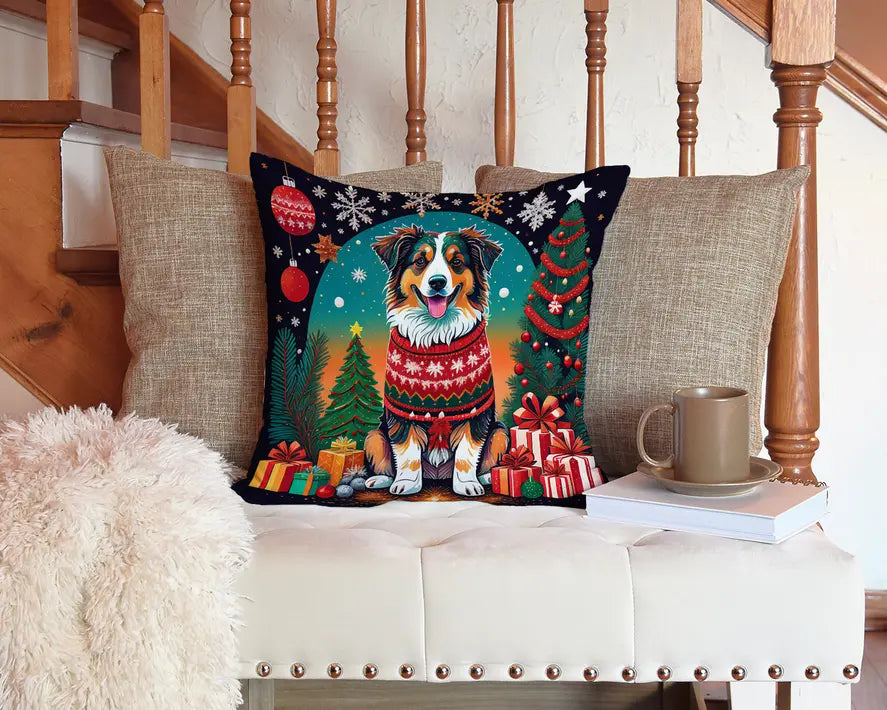 Bearded Collie Christmas Foam Coasters Caroline's Treasures
