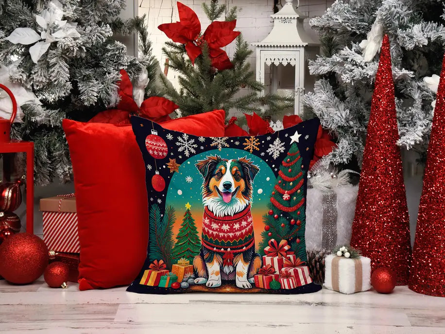 Bearded Collie Christmas Foam Coasters Caroline's Treasures