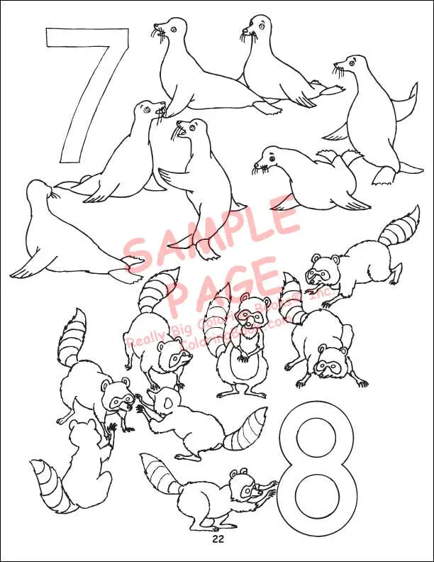 Bears Coloring Book Really Big Coloring Books