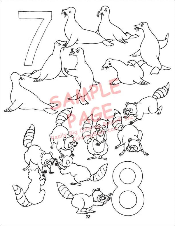 Bears Coloring Book Really Big Coloring Books