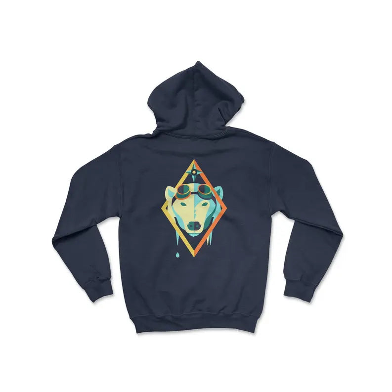 Beastland Polar Bear Hoodie Bigfoot Kick