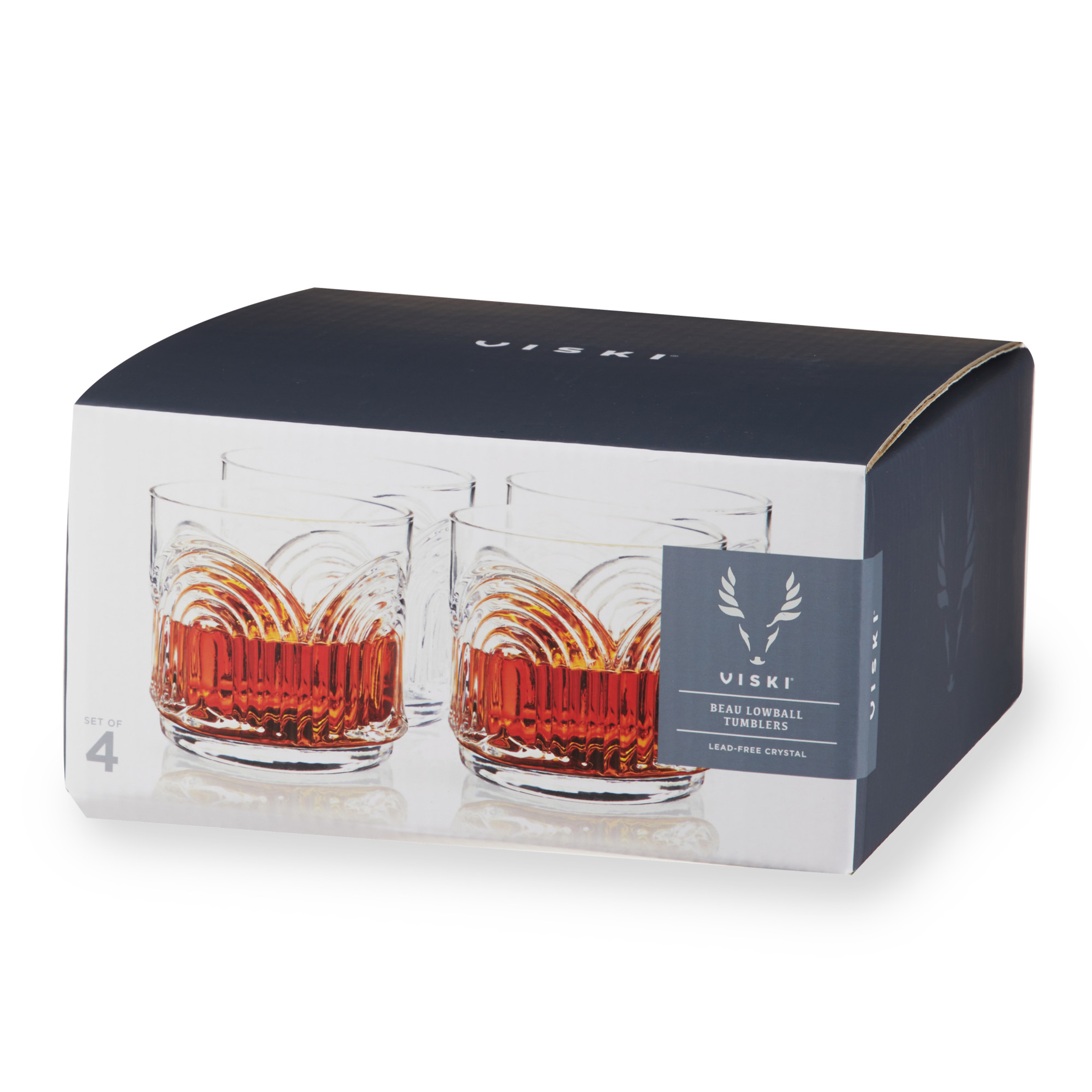 Beau Lowball Tumblers set of 4 by Viski Viski