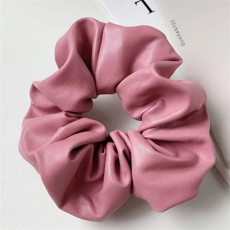 Beautiful LEATHER Pattern Scrunchies Pawsome Pet
