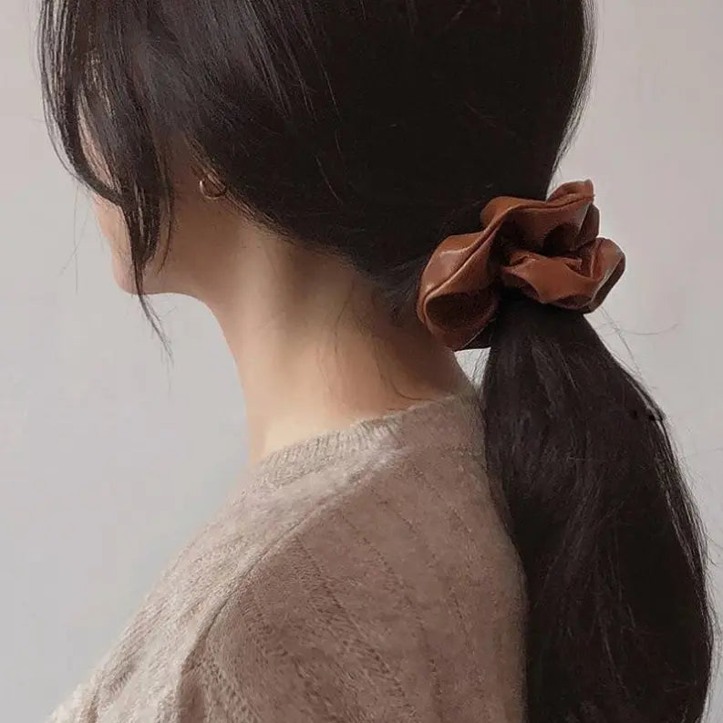 Beautiful LEATHER Pattern Scrunchies Pawsome Pet