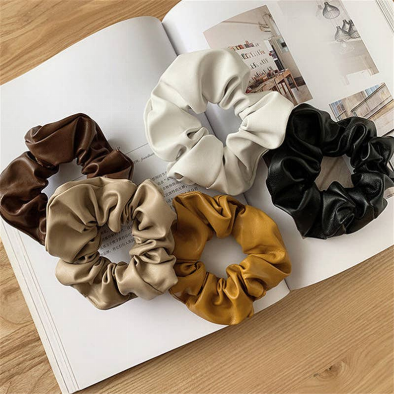 Beautiful LEATHER Pattern Scrunchies Pawsome Pet