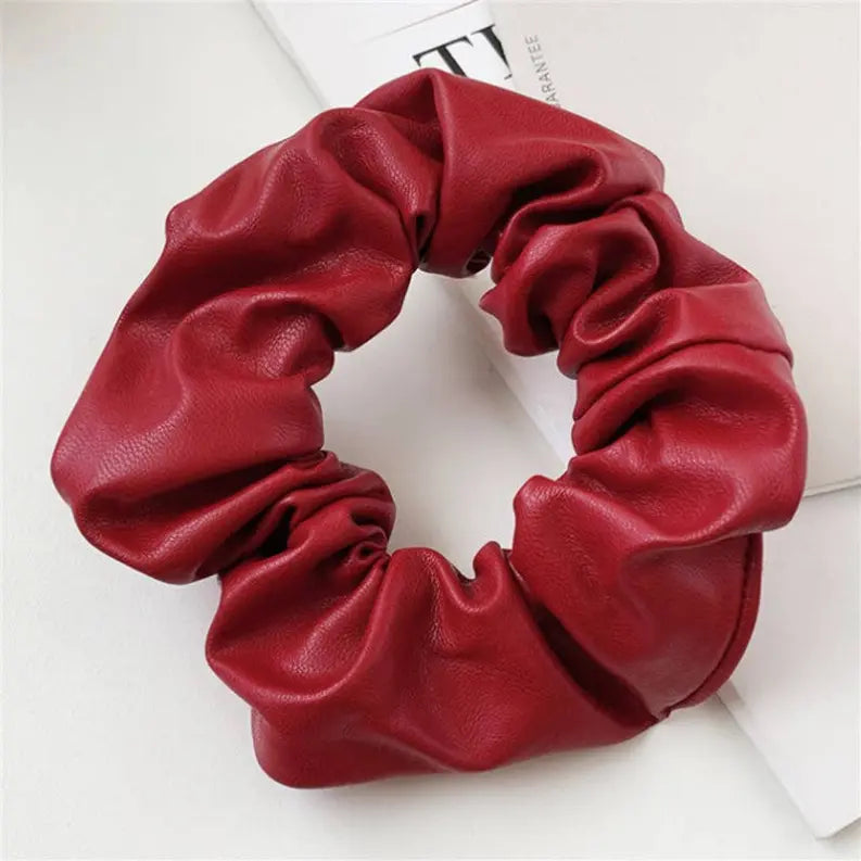 Beautiful LEATHER Pattern Scrunchies Pawsome Pet