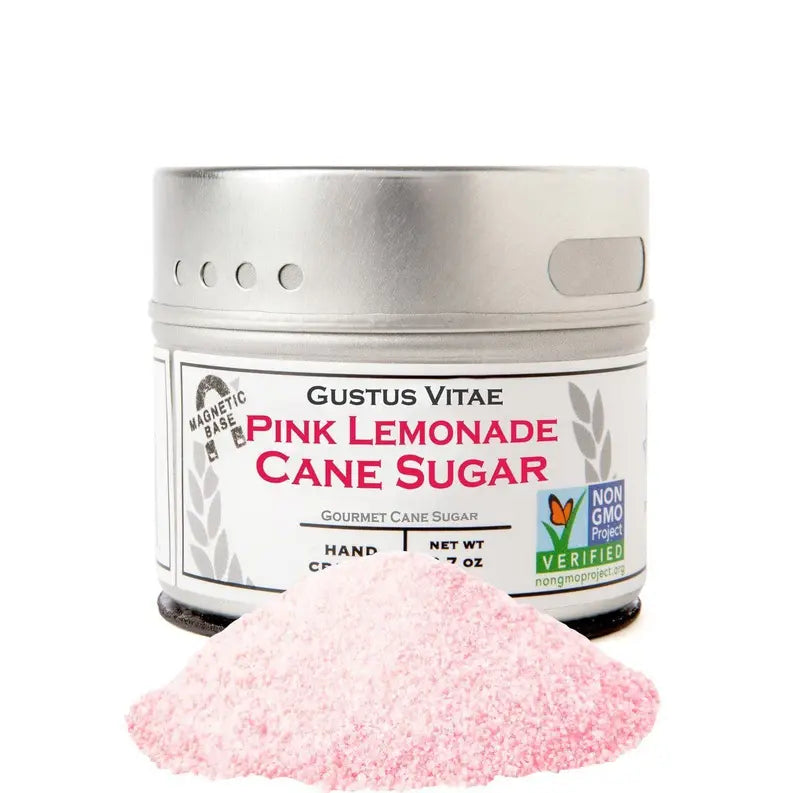 Beauty Fruit Cane Sugars - 3 Pack Artisan Infused Cane Sugars Collection Gustus Vitae