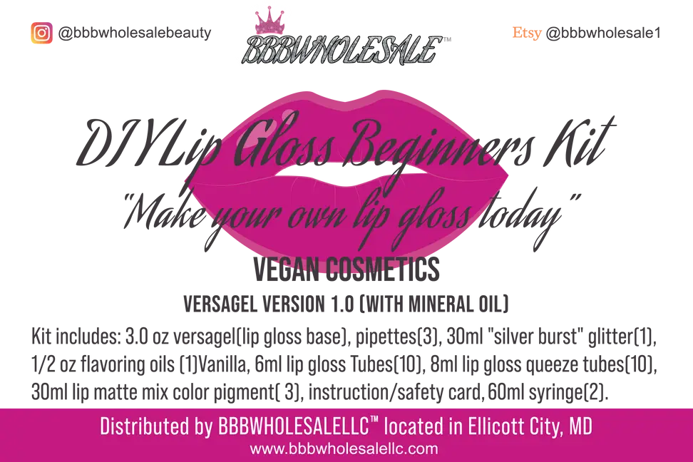 Beginner Lip Gloss Starter Kit Bbbwholesale