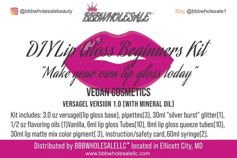Beginner Lip Gloss Starter Kit Bbbwholesale
