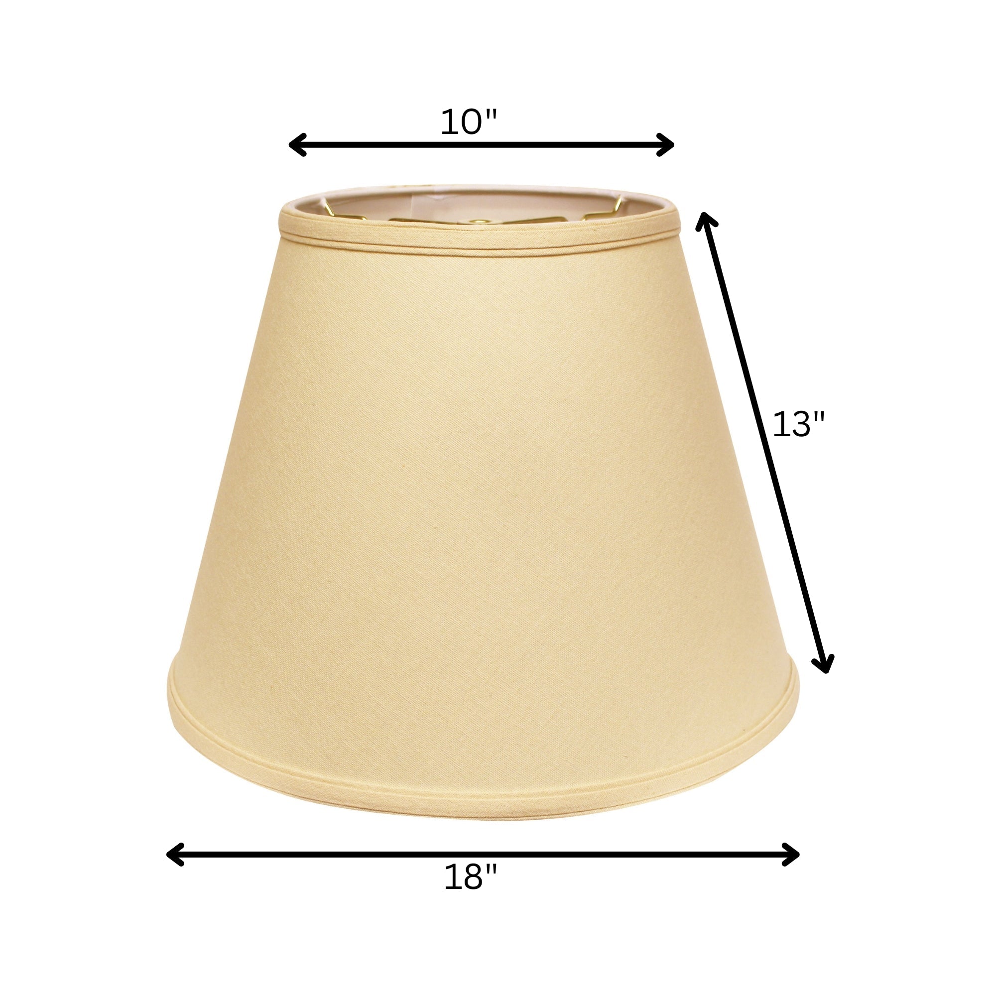 Beige Linen Empire Lamp Shade - GreatEagleInc