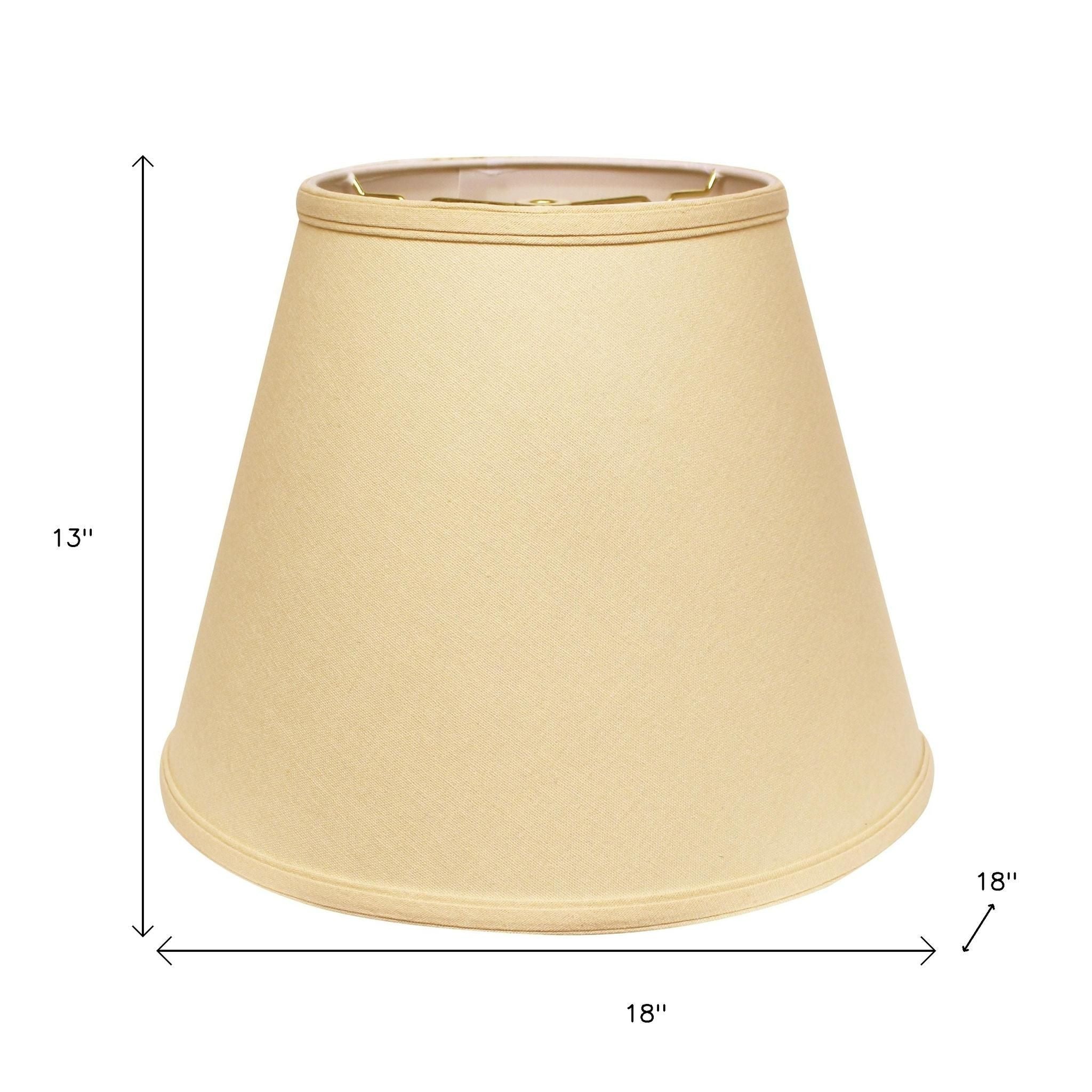 Beige Linen Empire Lamp Shade - GreatEagleInc