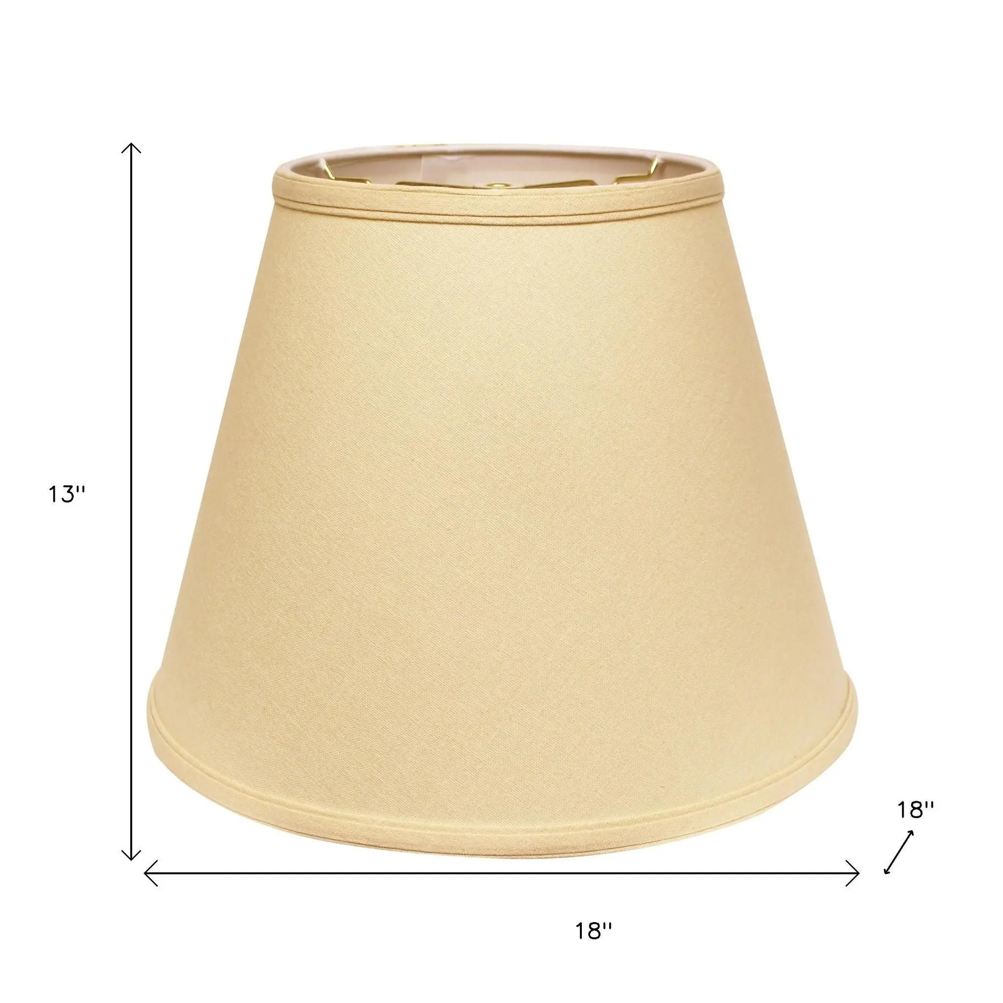 Beige Linen Empire Lamp Shade - GreatEagleInc