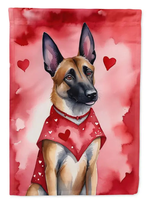 Belgian Malinois My Valentine Garden Flag Caroline's Treasures
