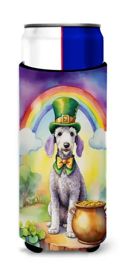 Belgian Malinois St Patrick's Day Hugger for Ultra Slim Cans Caroline's Treasures
