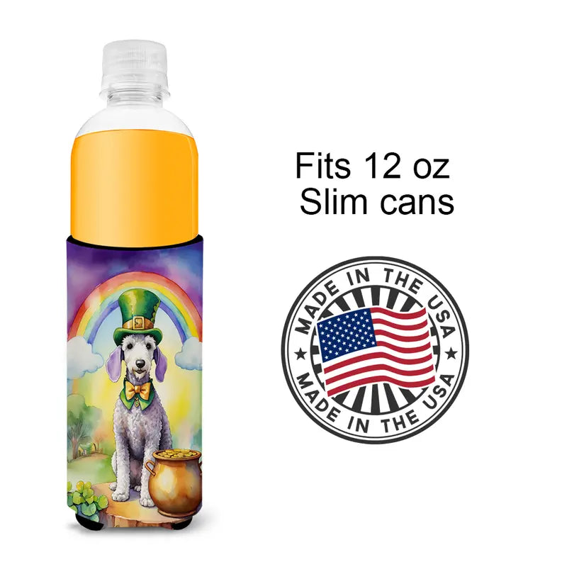 Belgian Malinois St Patrick's Day Hugger for Ultra Slim Cans Caroline's Treasures