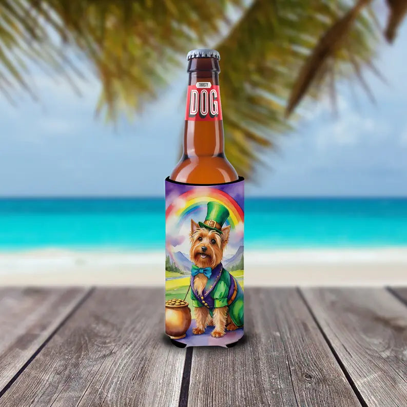 Belgian Malinois St Patrick's Day Hugger for Ultra Slim Cans Caroline's Treasures