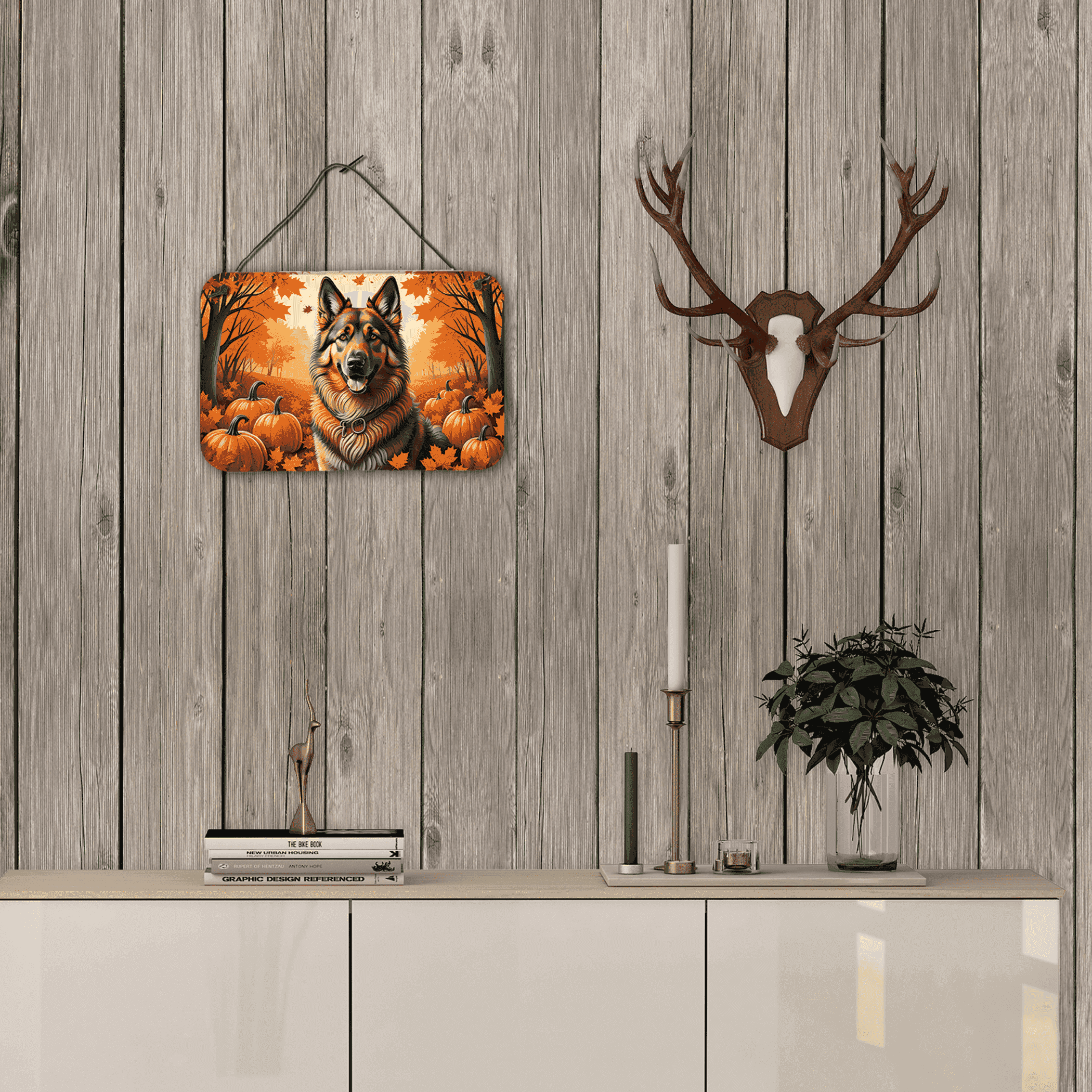 Belgian Tervuren Fall Wall or Door Hanging Prints Caroline's Treasures