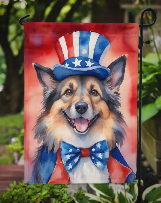 Belgian Tervuren Patriotic American Garden Flag Caroline's Treasures