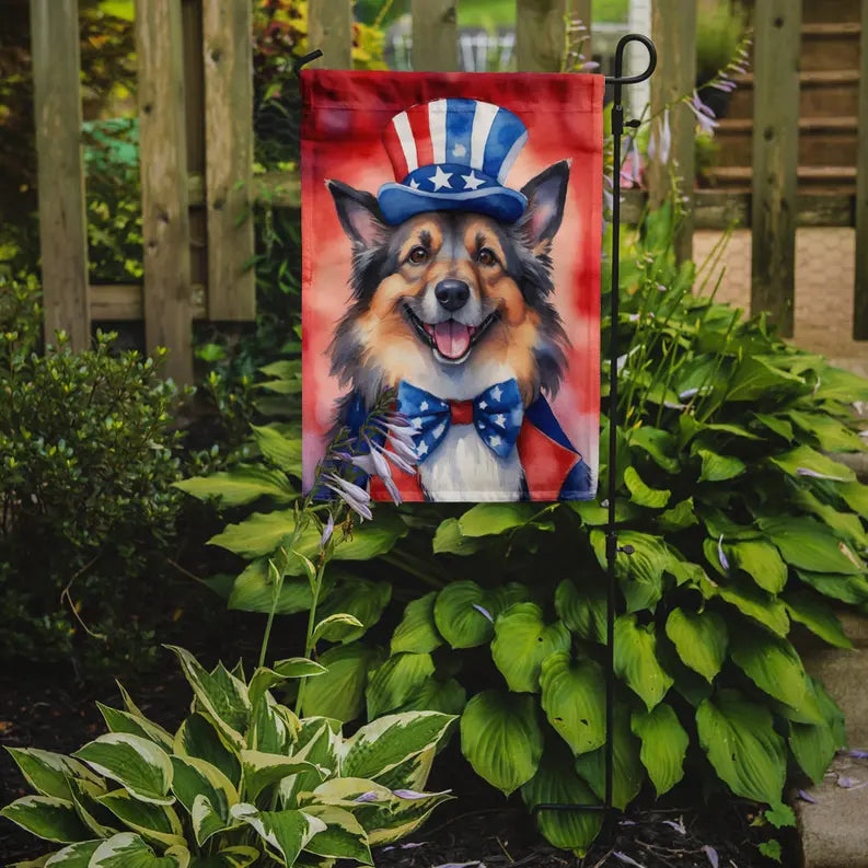 Belgian Tervuren Patriotic American Garden Flag Caroline's Treasures