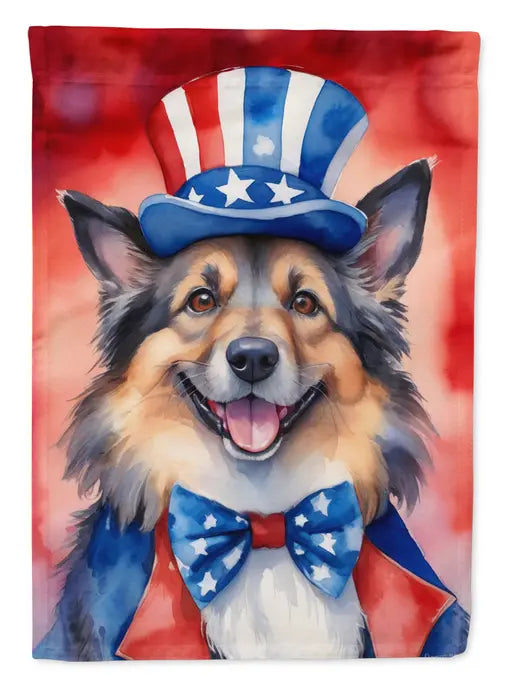 Belgian Tervuren Patriotic American Garden Flag Caroline's Treasures