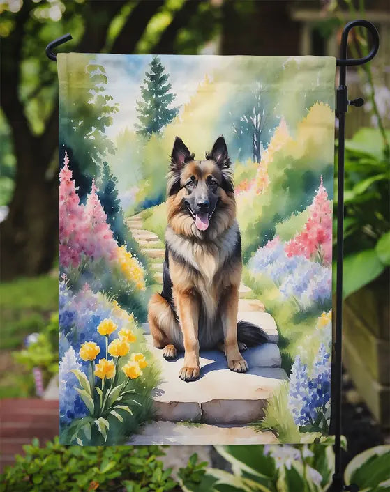 Belgian Tervuren Spring Path Garden Flag Caroline's Treasures