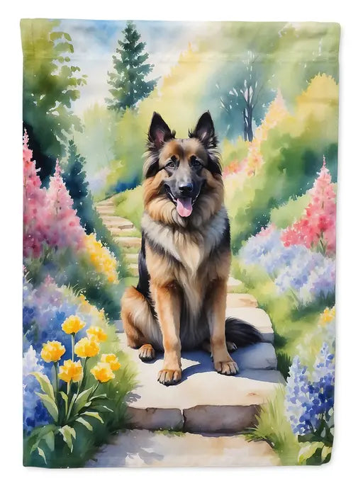 Belgian Tervuren Spring Path Garden Flag Caroline's Treasures