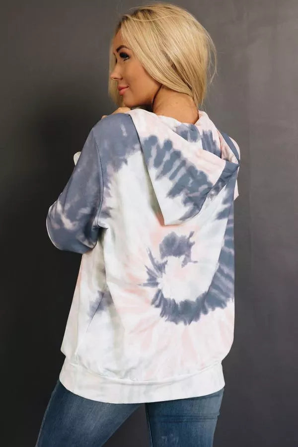 Belinda Patterned Hoodie Stay Warm in Style
