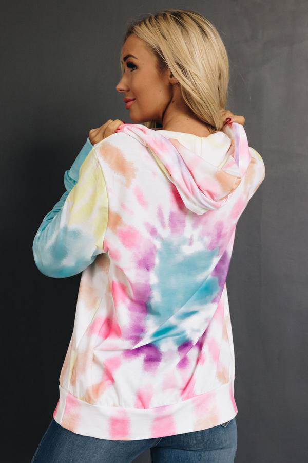 Belinda Patterned Hoodie Stay Warm in Style