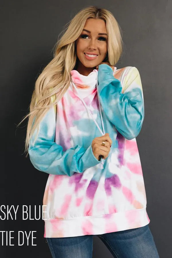 Belinda Patterned Hoodie Stay Warm in Style