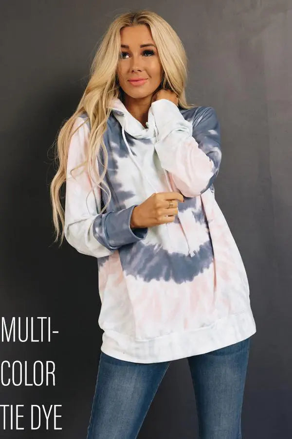 Belinda Patterned Hoodie Stay Warm in Style